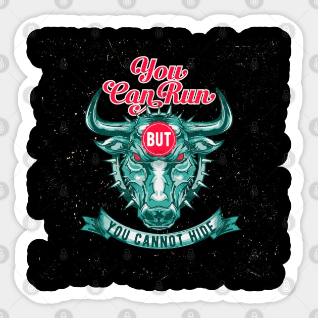 Bull Run Sticker by DoubleDv60